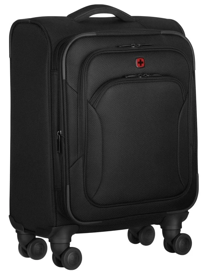 Wenger Vibrave 46 Cm Softcase 4-Double Wheeled Expandable Cabin Luggage Trolley - Anthra